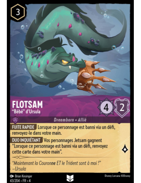 S4 - 043/204 - Flotsam : "Bébé" d'ursula
