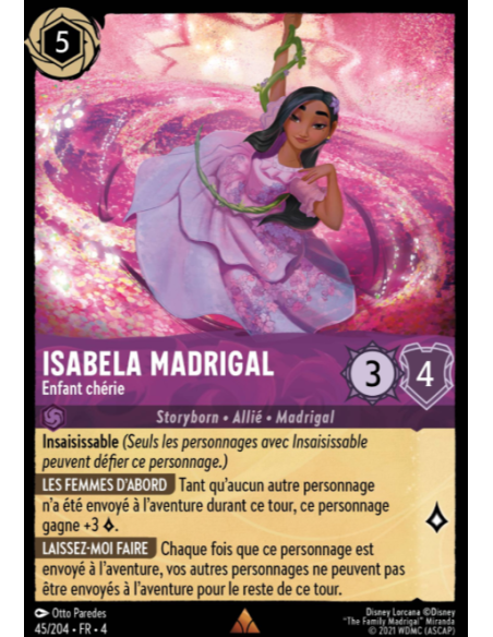 S4 - 045/204 - Isabella Madrigal : Enfant chérie - Disney Lorcana - Série 4