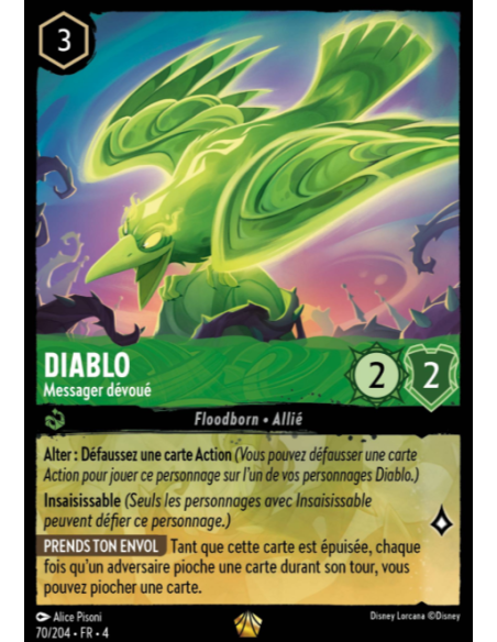 S4 - 070/204 - Diablo : Messager dévoué - Disney Lorcana - Série 4