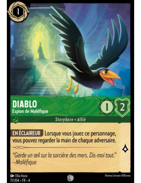 S4 - 071/204 - Diablo : Espion de Maléfique - Disney Lorcana - Série 4