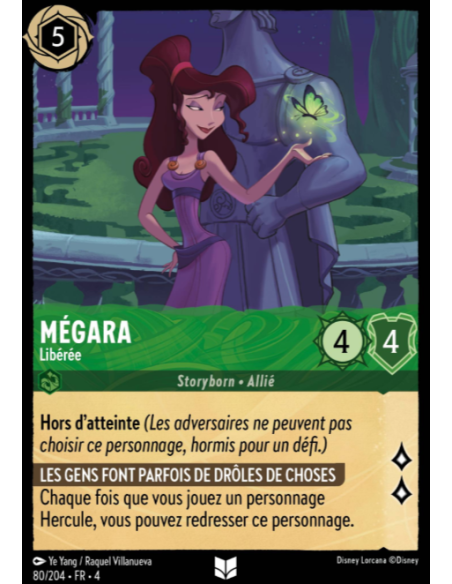 S4 - 080/204 - Mégara : Libérée - Disney Lorcana - Série 4
