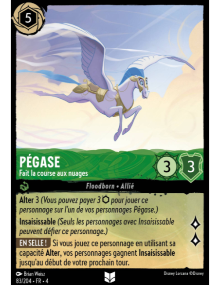 S4 - 083/204 - Pégase : Fait la course aux nuages - Disney Lorcana - Série 4