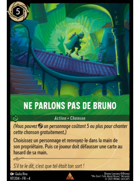 S4 - 097/204 - Ne parlons pas de Bruno - Disney Lorcana - Série 4