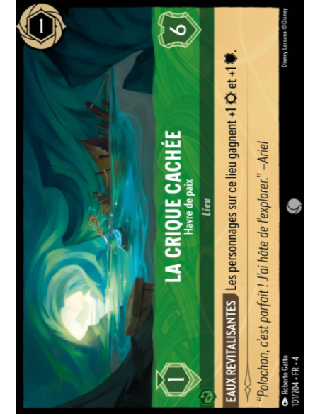 S4 - 101/204 - La crique cachée - Disney Lorcana - Série 4