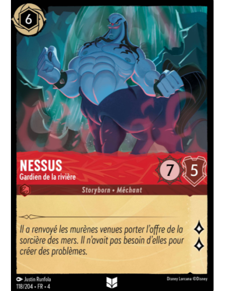 S4 - 118/204 - Nessus : Gardien de la rivière - Disney Lorcana - Série 4