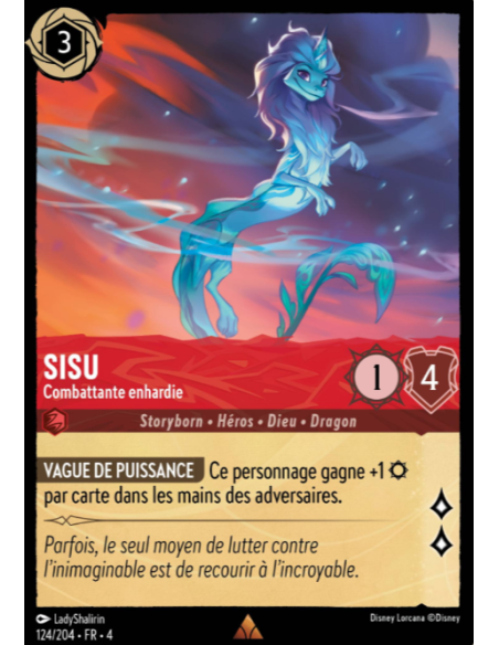 S4 - 124/204 - Sisu : Combattante enhardie - Disney Lorcana - Série 4