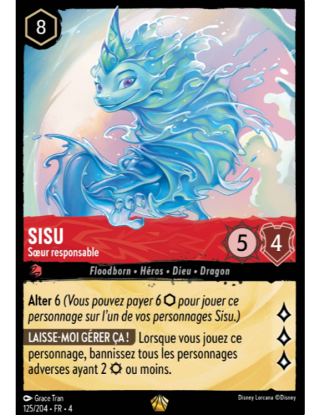 S4 - 125/204 - Sisu : Soeur responsable - Disney Lorcana - Série 4