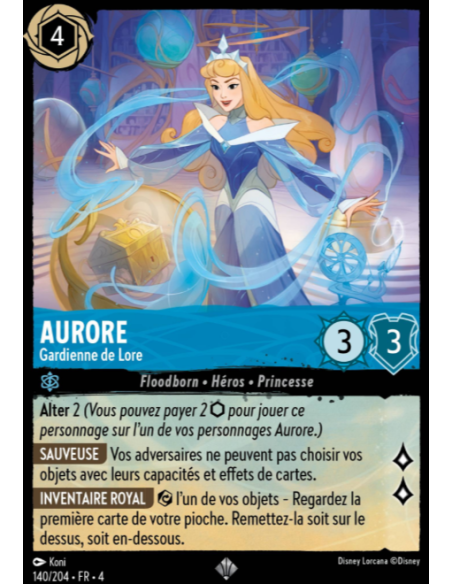 S4 - 140/204 - Aurore : Gardienne de Lore - Disney Lorcana - Série 4
