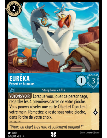 S4 - 154/204 - Eurêka : Expert en humains - Disney Lorcana - Série 4