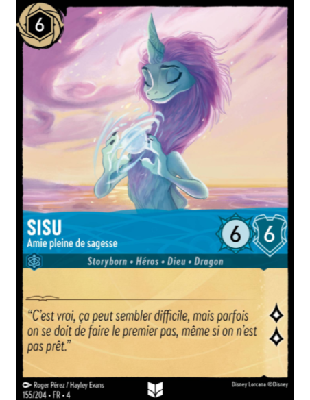 S4 - 155/204 - Sisu : Amie pleine de sagesse - Disney Lorcana - Série 4