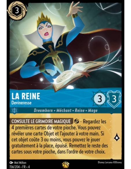 S4 - 156/204 - La Reine : Devineresse - Disney Lorcana - Série 4