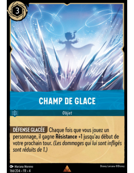 S4 - 166/204 - Champ de glace - Disney Lorcana - Série 4