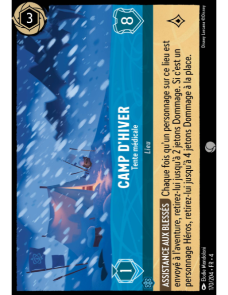 S4 - 170/204 - Camp d'hiver : Tente médicale