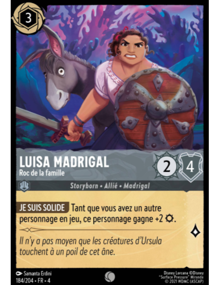 S4 - 184/204 - Luisa Madrigal : Roc de la famille - Disney Lorcana - Série 4