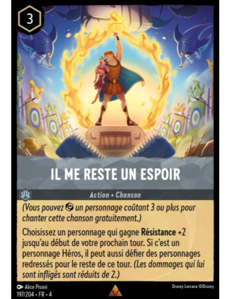 S4 - 197/204 - Il me reste un espoir - Disney Lorcana - Série 4