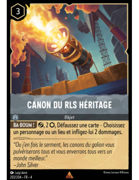 S4 - 202/204 - Canon du RLS Héritage - Disney Lorcana - Série 4