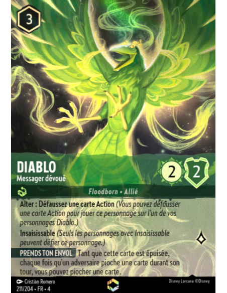 S4 - 211/204 - Diablo : Messager Dévoué - Disney Lorcana - Série 4