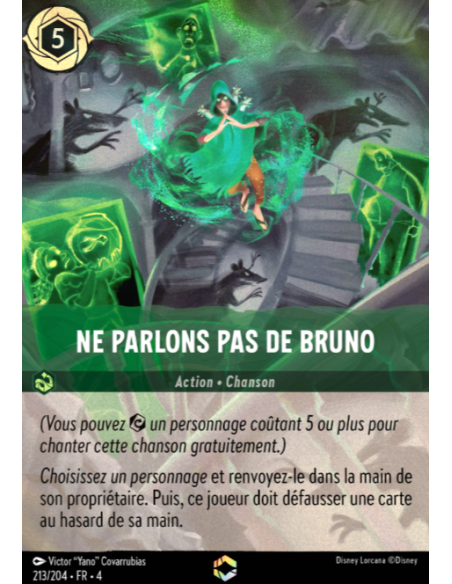 S4 - 213/204 - Ne Parlons pas de Bruno - Disney Lorcana - Série 4