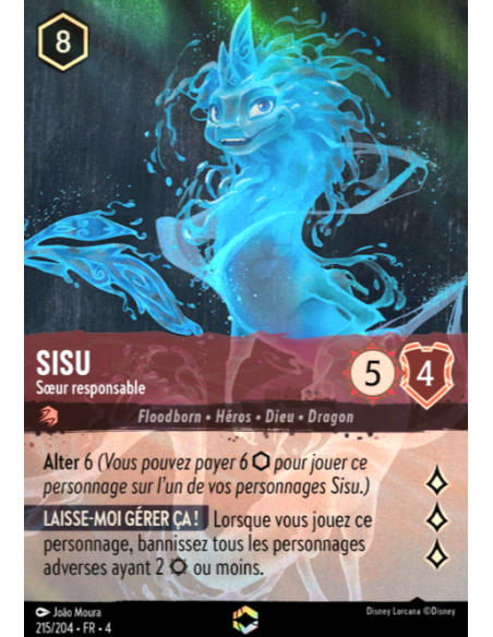 S4 - 215/204 - Sisu : Sœur Responsable - Disney Lorcana - Série 4