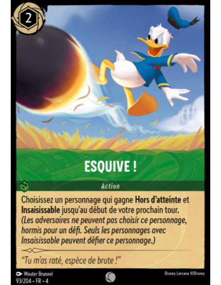S4 - 093/204 - Esquive - Disney Lorcana - Série 4