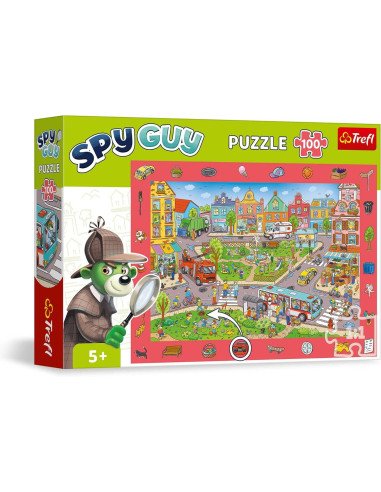 Spy Guy : La Ville Puzzle 100 pcs - Jeux de société - Logique et Puzzle - cover - couverture - boîte