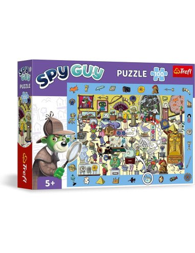 Spy Guy : Le musée Puzzle 100 pcs - Jeux de société - Logique et Puzzle - cover - couverture - boîte