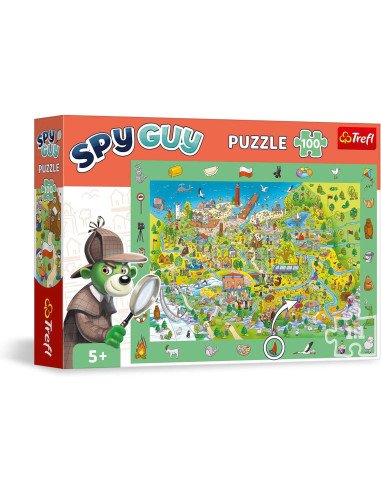 Spy Guy : Pologne Puzzle 100 pcs - Jeux de société - Logique et Puzzle - cover - couverture - boîte