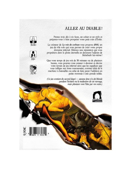 D666 - Jeu de rôle - livre de jeu - solo - 4eme de couverture