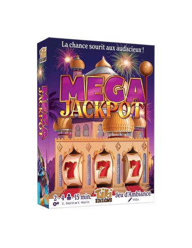 Mega Jackpot - Jeu familial - jeu de société - Boite