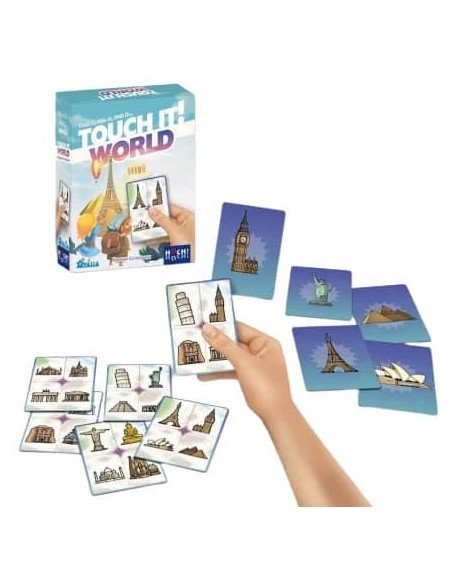 Touch it monuments - touch It World - jeux de société - enfants - matériel - cartes
