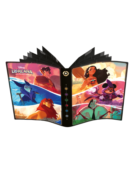 Disney Lorcana : Portfolio Compil- cartes à collectionner - Ouvert