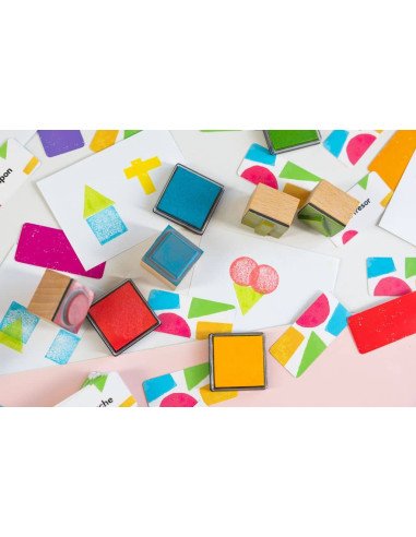 Ink It - Jeux de société - Tampons - Créativité - Boite - Matériel