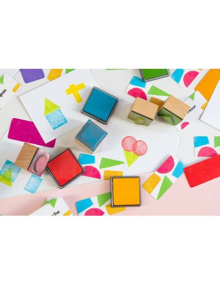Ink It - Jeux de société - Tampons - Créativité - Boite - Matériel