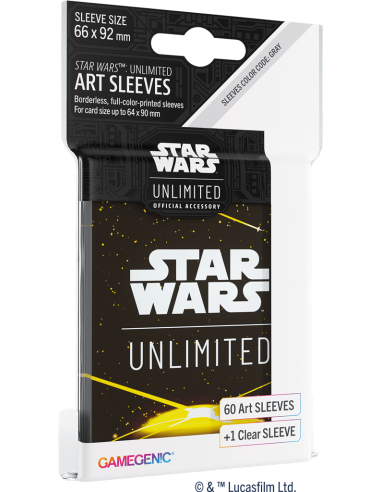 Star Wars Unlimited : Sleeves Art Jaune