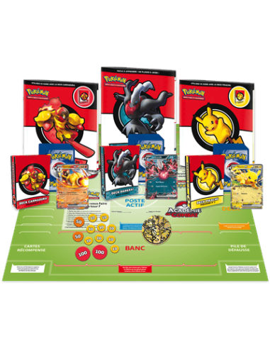 Pokémon : Coffret Académie de Combat V3 - visuel du matériel