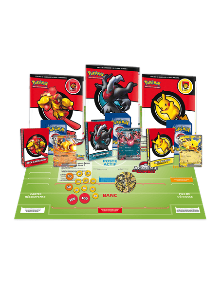 Pokémon : Coffret Académie de Combat V3 - visuel du matériel