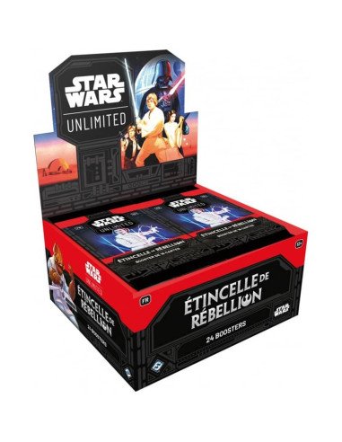 Star Wars Unlimited : Dispaly Étincelle de Rébellion FR - visuel de la boîte