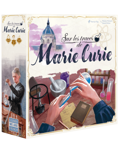 Sur les traces de Marie Curie - Jeux Familiaux - visuel de la boîte