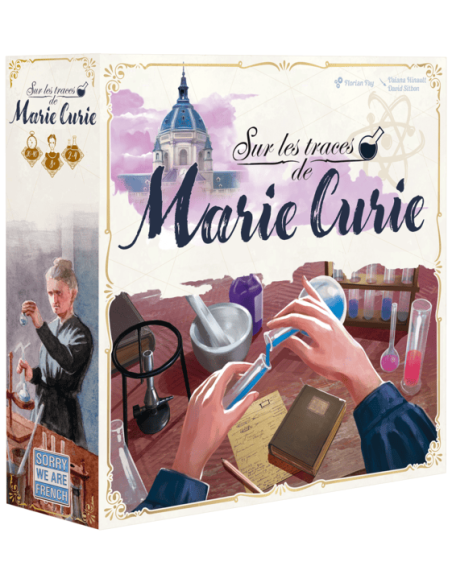 Sur les traces de Marie Curie - Jeux Familiaux - visuel de la boîte