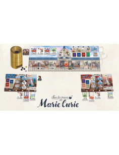 Sur les traces de Marie Curie - Jeux Familiaux - visuel de la boîte 2