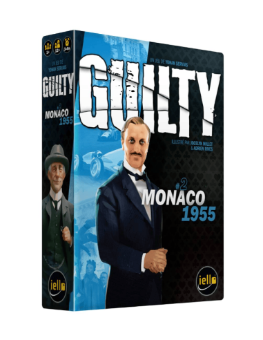Guilty : Monaco 1955 - Jeux d'Enquêtes - visuel de la boîte