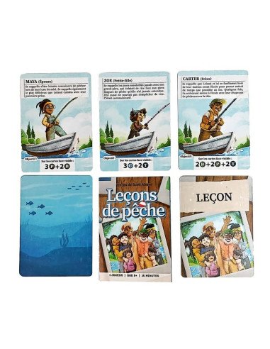 Leçons de pêche (MicroGames) - Jeux Solo - visuel du dos de la boîte