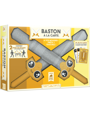 Baston à la carte - jeu de société - Ambiance - Combat d'épée - Boite de jeux