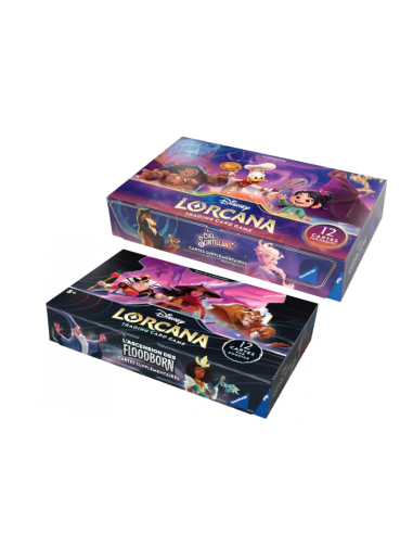 Disney Lorcana : Bundle Display Chapitre 5 + Chapitre 2 - Jeux de Cartes à Collectionner - visuel des boîtes