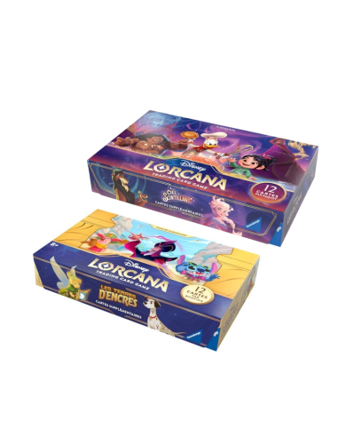 Disney Lorcana : Bundle Display Chapitre 5 + Chapitre 3 - Jeux de Cartes à Collectionner - visuel des boîtes