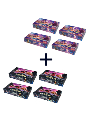 Disney Lorcana : Bundle 2 Cartons Chapitre 5 + Chapitre 2 - Jeux de Cartes à Collectionner - visuel des boîtes