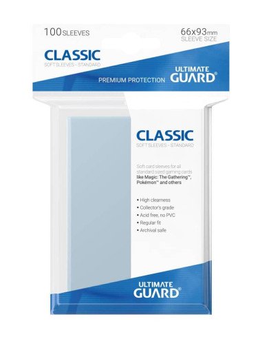 Ultimate Guard 100 sleeves standard (66 x 93 mm) - Protège-Cartes - visuel du paquet