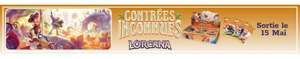 Lorcana Chapitre 12 : Nouvelles Contrées - Cartes Lorcana